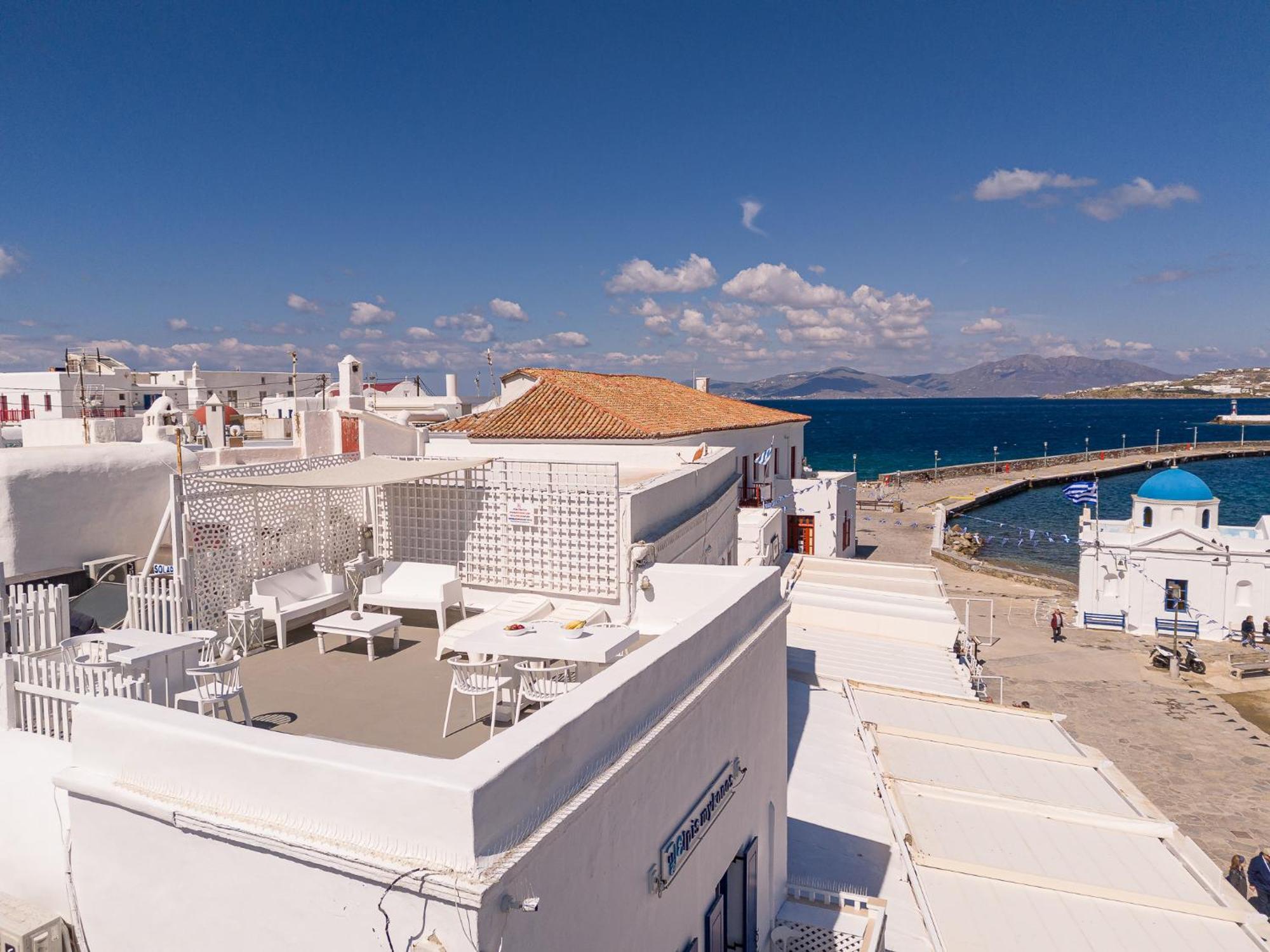 Elpis Mykonos Apartments - Mykonos Town Delos Port Екстериор снимка