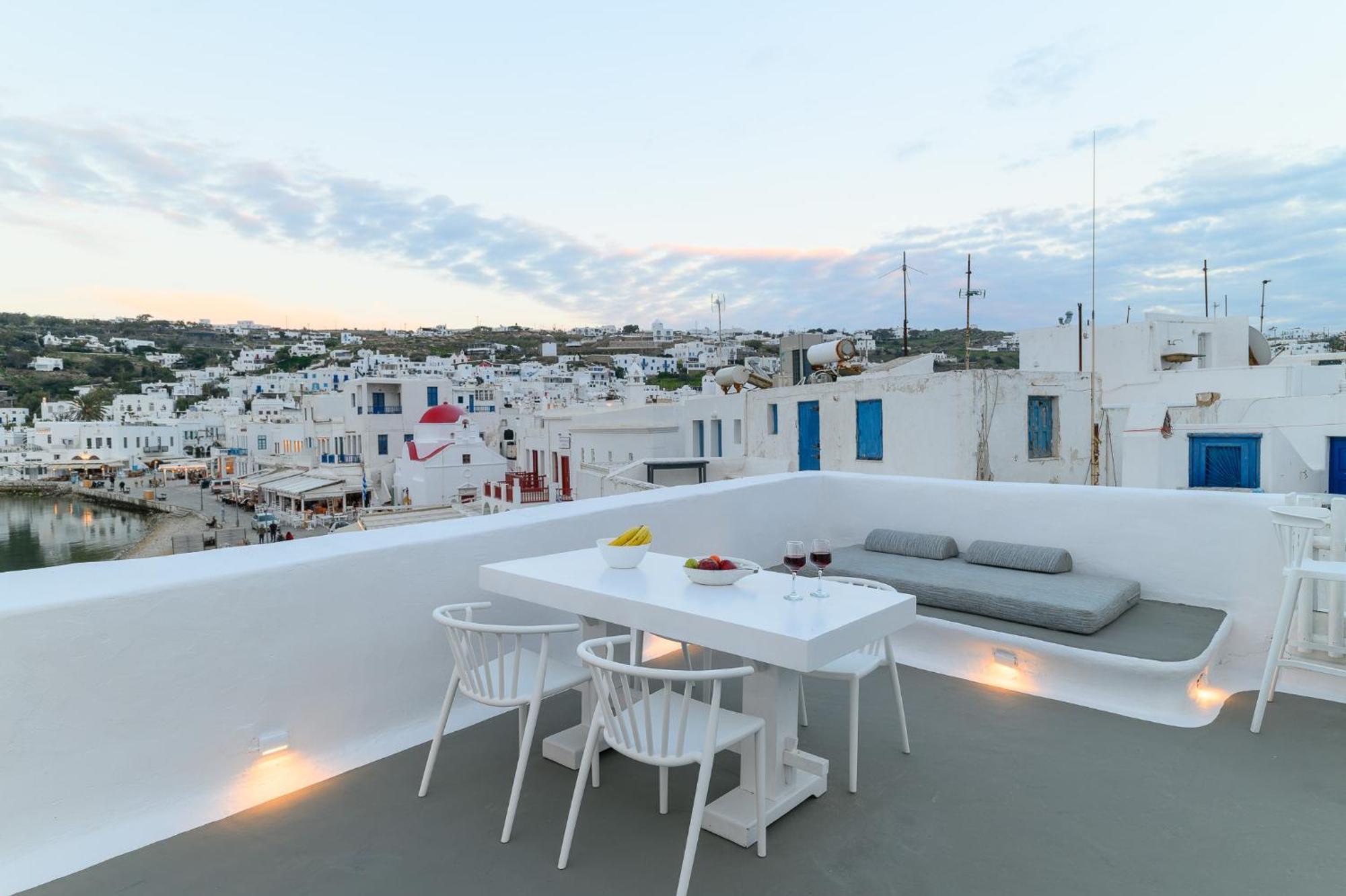 Elpis Mykonos Apartments - Mykonos Town Delos Port Екстериор снимка